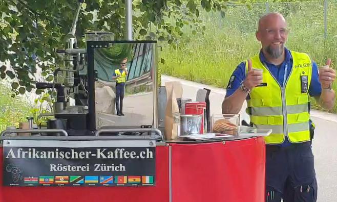 Coffee Bike Polizei